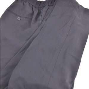 Jill Sander Women's Pants Slacks Trousers Sz 38 Black Draw Strings Pleated 8 US